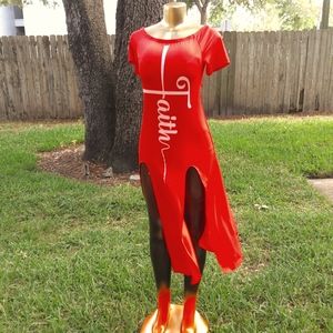 🍊Orange maxi dress Size small